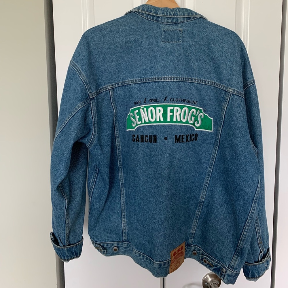 Denim jean  jacket Senor Frog’s Cancun